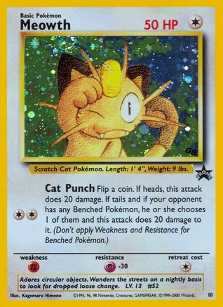 Meowth 010/53  - Holofoil WoTC Promo - Promo