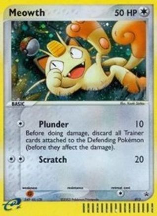 Meowth 013  - Holofoil Nintendo Promos - Promo
