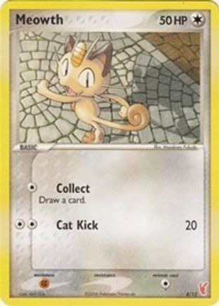 Meowth 004  EX Trainer Kit 2 Plusle & Minun - Common