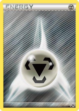 Metal Energy (Basic) 112  - Reverse Holofoil Black and White - Common
