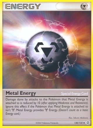 Metal Energy 130/132  - Reverse Holofoil Secret Wonders - Uncommon