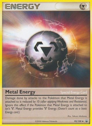 Metal Energy 095/100  - Reverse Holofoil Majestic Dawn - Uncommon