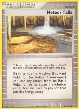 Meteor Falls 089  - Reverse Holofoil Deoxys - Uncommon