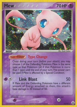 Mew 010  - Reverse Holofoil Legend Maker - Holo Rare