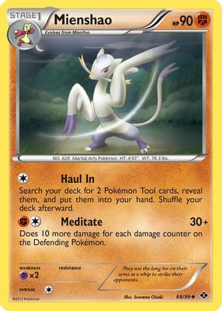 Mienshao 068  - Reverse Holofoil Next Destinies - Uncommon