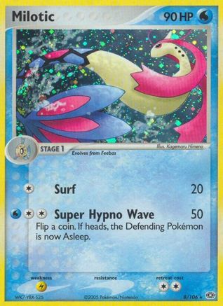Milotic 008/106  Emerald - Holo Rare