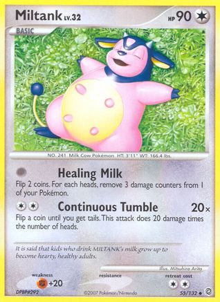 Miltank 055  - Reverse Holofoil Secret Wonders - Uncommon