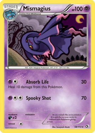 Mismagius 058/113  Legendary Treasures - Rare