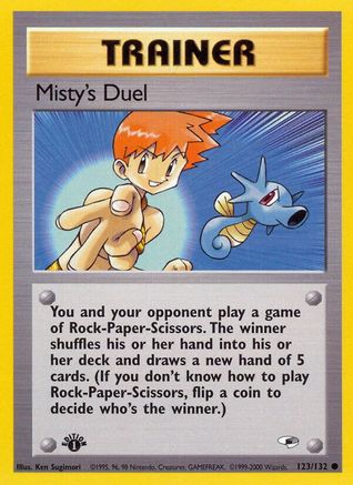 Misty's Duel 123/132  - Unlimited Gym Heroes - Common
