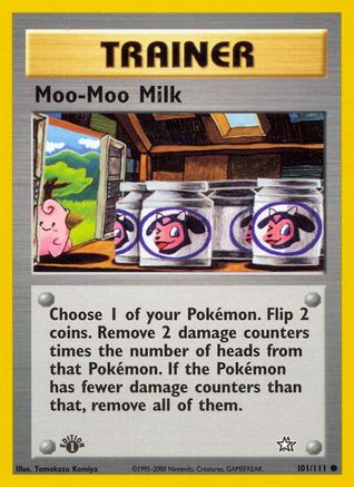 Moo-Moo Milk 101/111  - 1st Edition Neo Genesis - Common