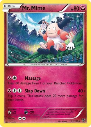 Mr. Mime 091/146  XY Base Set - Uncommon
