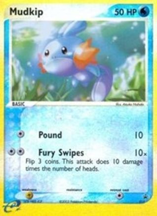 Mudkip 010  - Reverse Holofoil Nintendo Promos - Promo