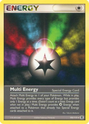 Multi Energy 103  FireRed & LeafGreen - Rare