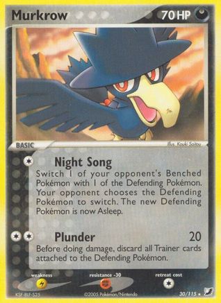 Murkrow 030  Unseen Forces - Rare
