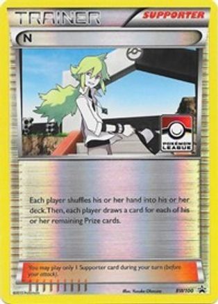 N (Supporter) BW100  - Holofoil Black and White Promos - Promo