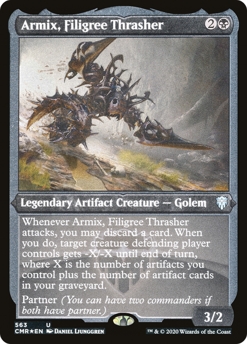 Armix, Filigree Thrasher (Foil Etched) (CMR-563) - Commander Legends Etched Foil