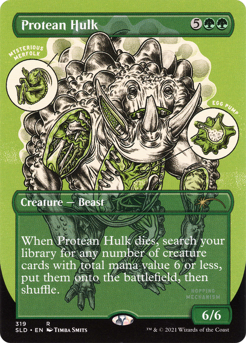 Protean Hulk (SLD-319) - Secret Lair Drop (Borderless)