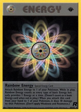 Rainbow Energy (80) 080/82  - Unlimited Team Rocket - Rare