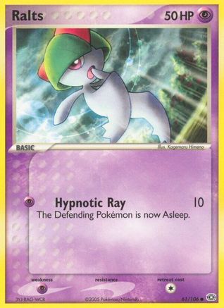 Ralts 061  - Reverse Holofoil Emerald - Common