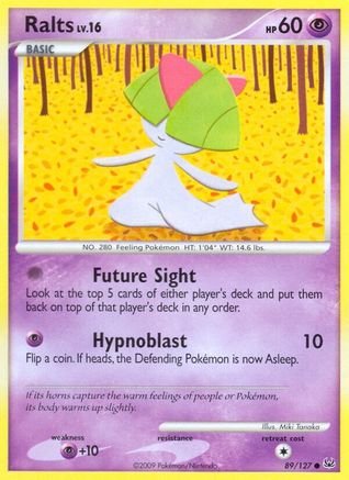 Ralts 089/127  - Reverse Holofoil Platinum - Common