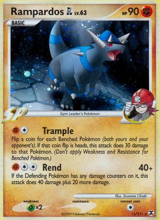Rampardos GL 011  - Holofoil Rising Rivals - Holo Rare
