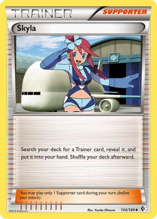 Skyla 134/149  - Reverse Holofoil Boundaries Crossed - Uncommon