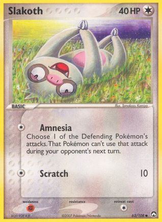 Slakoth 063/108  Power Keepers - Common