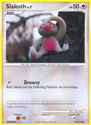 Slakoth 099/123  Mysterious Treasures - Common