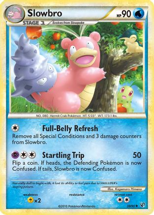 Slowbro 038/90  Undaunted - Uncommon