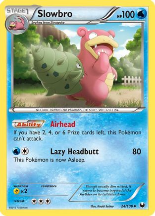 Slowbro 024  - Reverse Holofoil Dark Explorers - Uncommon