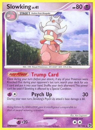 Slowking 028  - Reverse Holofoil Great Encounters - Rare