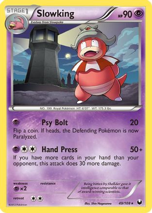 Slowking 049  - Reverse Holofoil Dark Explorers - Rare