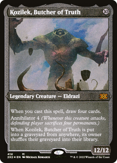 Kozilek, Butcher of Truth (2X2-414) - Double Masters 2022 Foil