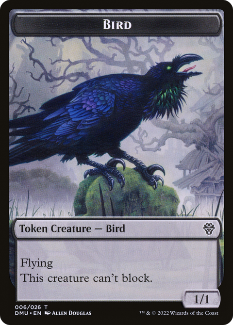 Bird Token (006) (DMU-006) - Dominaria United Tokens