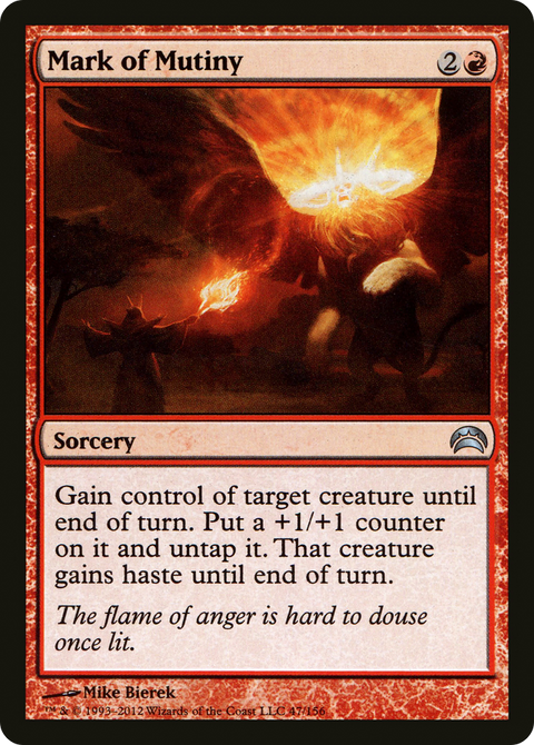 Mark of Mutiny (PC2-047) - Planechase 2012 Foil