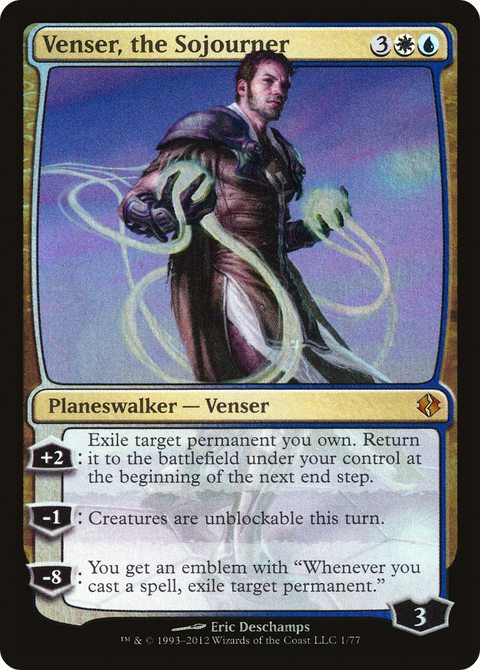 Venser, the Sojourner (DDI-001) - Duel Decks: Venser vs. Koth Foil