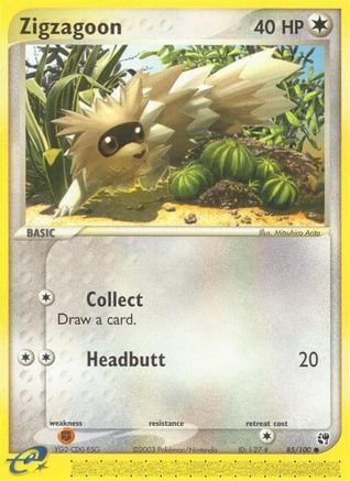 Zigzagoon 085/100  - Reverse Holofoil Sandstorm - Common