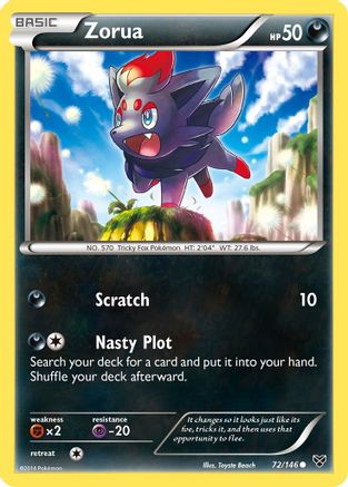 Zorua 072/146  XY Base Set - Common