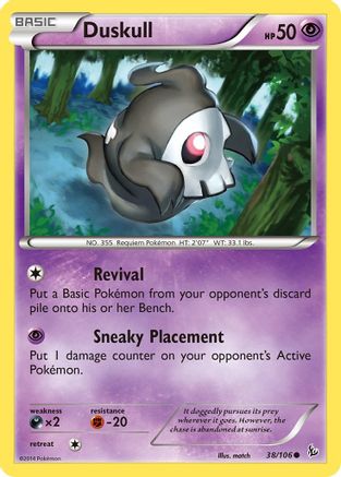 Duskull 038  XY  Flashfire - Common