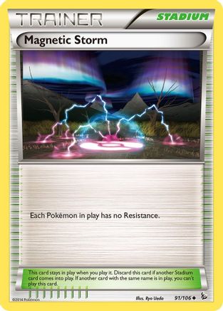 Magnetic Storm 091  XY  Flashfire - Uncommon