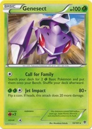 Genesect 010/101  - Holofoil Deck Exclusives - Holo Rare
