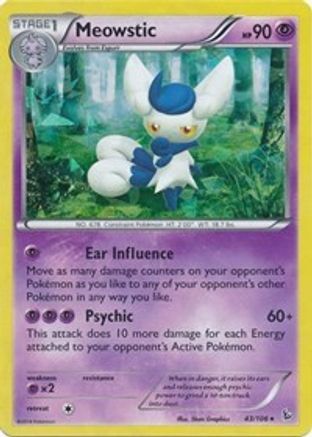 Meowstic 043/106  - Holofoil Deck Exclusives - Holo Rare