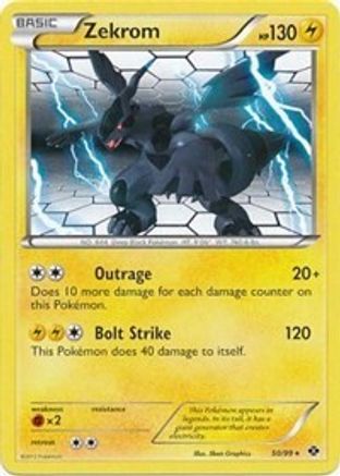 Zekrom 050/099  - Holofoil Deck Exclusives - Holo Rare