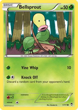 Bellsprout 001  XY  Furious Fists - Common