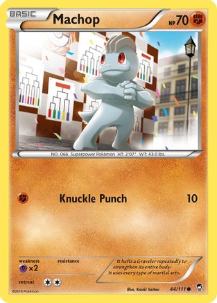 Machop 044  XY  Furious Fists - Common