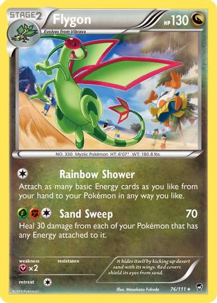 Flygon 076/111  XY  Furious Fists - Rare