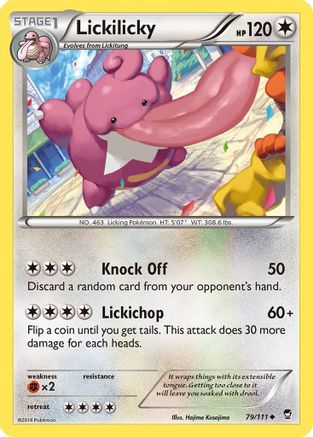 Lickilicky 079  XY  Furious Fists - Uncommon