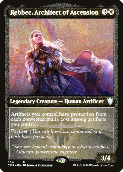 Rebbec, Architect of Ascension (Foil Etched) (CMR-554) - Commander Legends Etched Foil