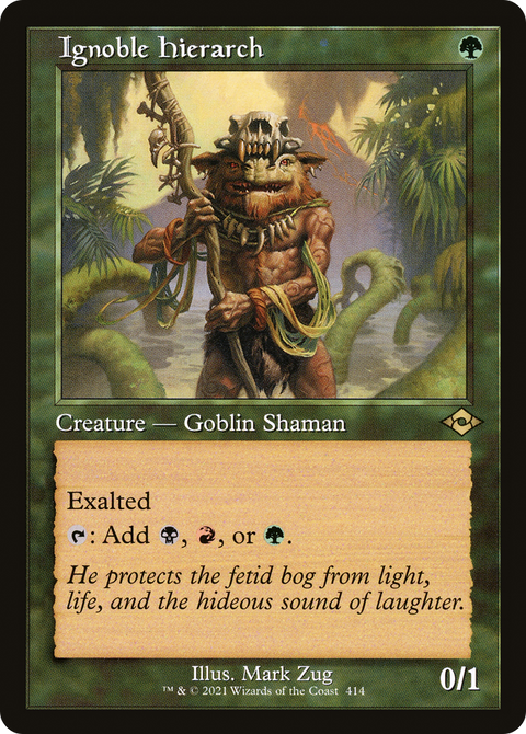 Ignoble Hierarch (Retro Frame) (MH2-414) - Modern Horizons 2 Foil