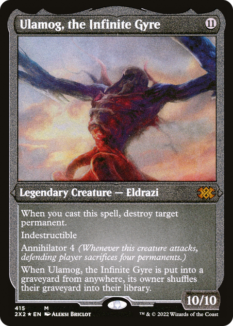Ulamog, the Infinite Gyre (2X2-415) - Double Masters 2022 Foil